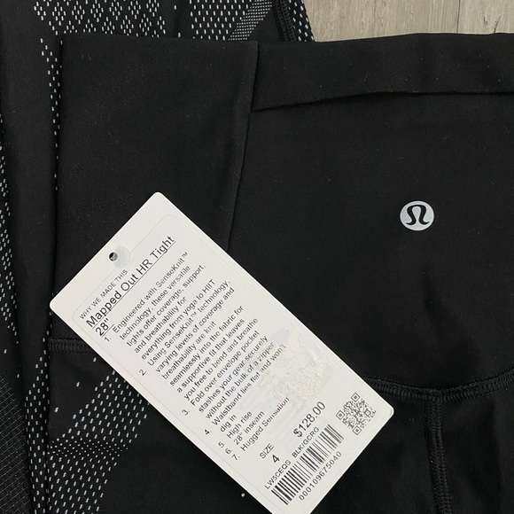 Lululemon High Rise Mapped Out Tight 28” - Picture 4 of 5